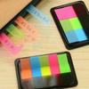 1 Set Fashion Fluorescent Sticker Marker Memo Flags Index Pad Paper Tab Sticky Notes