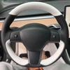 Benutzerdefinierte DIY Auto Lenkradbezug Kohlefaser Wildleder Leder Für Tesla Model 3 2017 2018 2019 2020 Auto Innenzubehör