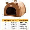 Enclosed Thermostat Heated Cat House Winter Warm Kitty Shelter Electric Heating Pet Pad Energy Efficient Velvet Pet Warmer