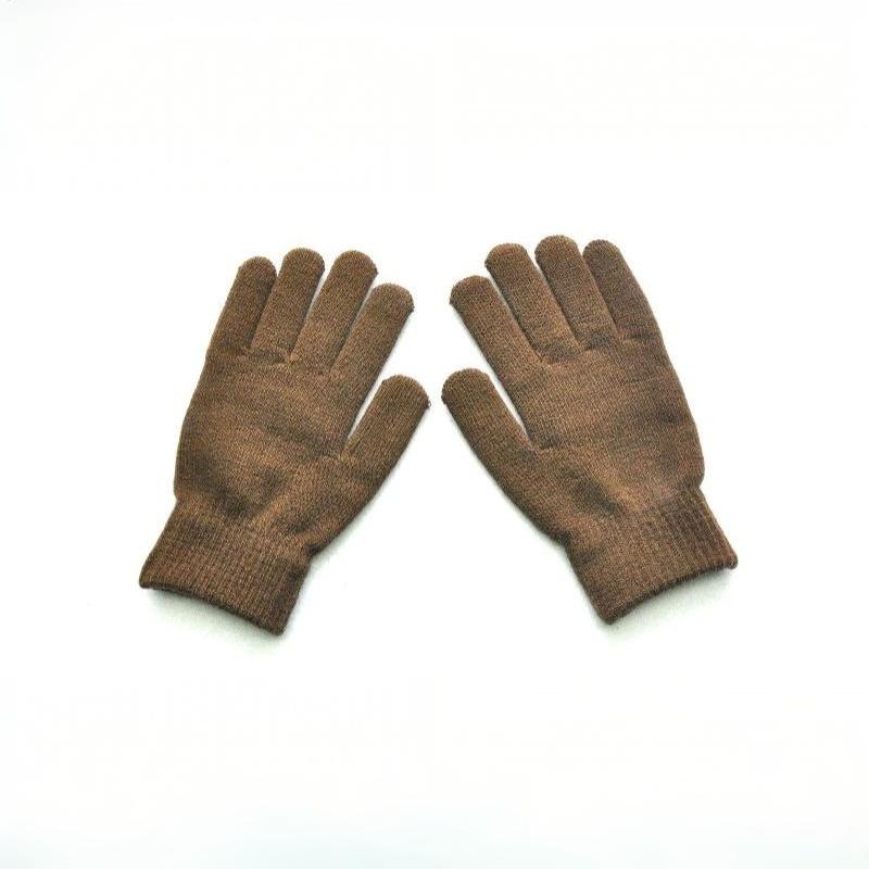 Warm Knitted Winter Gloves With Thermal Insulation Stretchy Cuff For Outdoor Commuting Hiking Cold Days