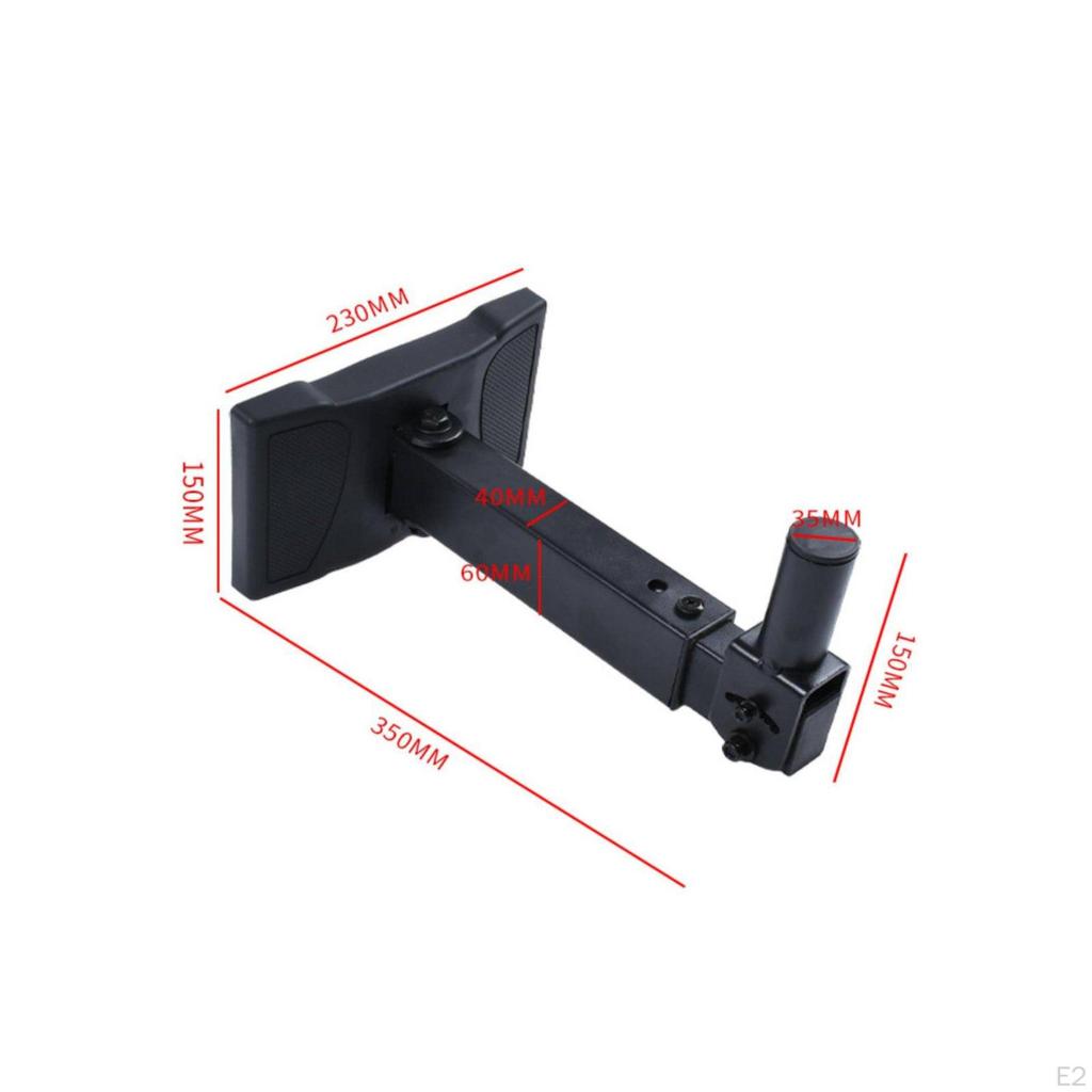 Wall Speaker Bracket Universal Fit Mount Easy Installation Audio Component for