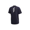 Adidas T Shirts Men's Ink Blue Crew Neck Moderate Straight Fit FL3624