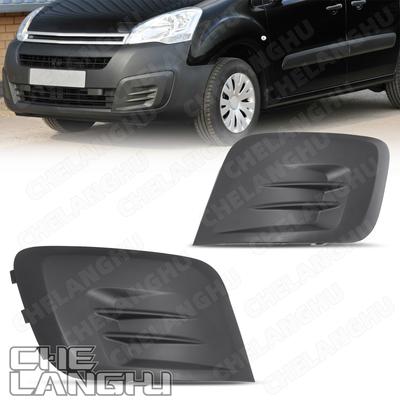 Osłona Grilla Ramki Lampy Przeciwmgielnej Zderzaka Przedniego Dla Peugeot Partner 2016 2017 2018 CitroëN Berlingo 2015 - 2018 Grill Lampy Przeciwmgielnej Samochodu