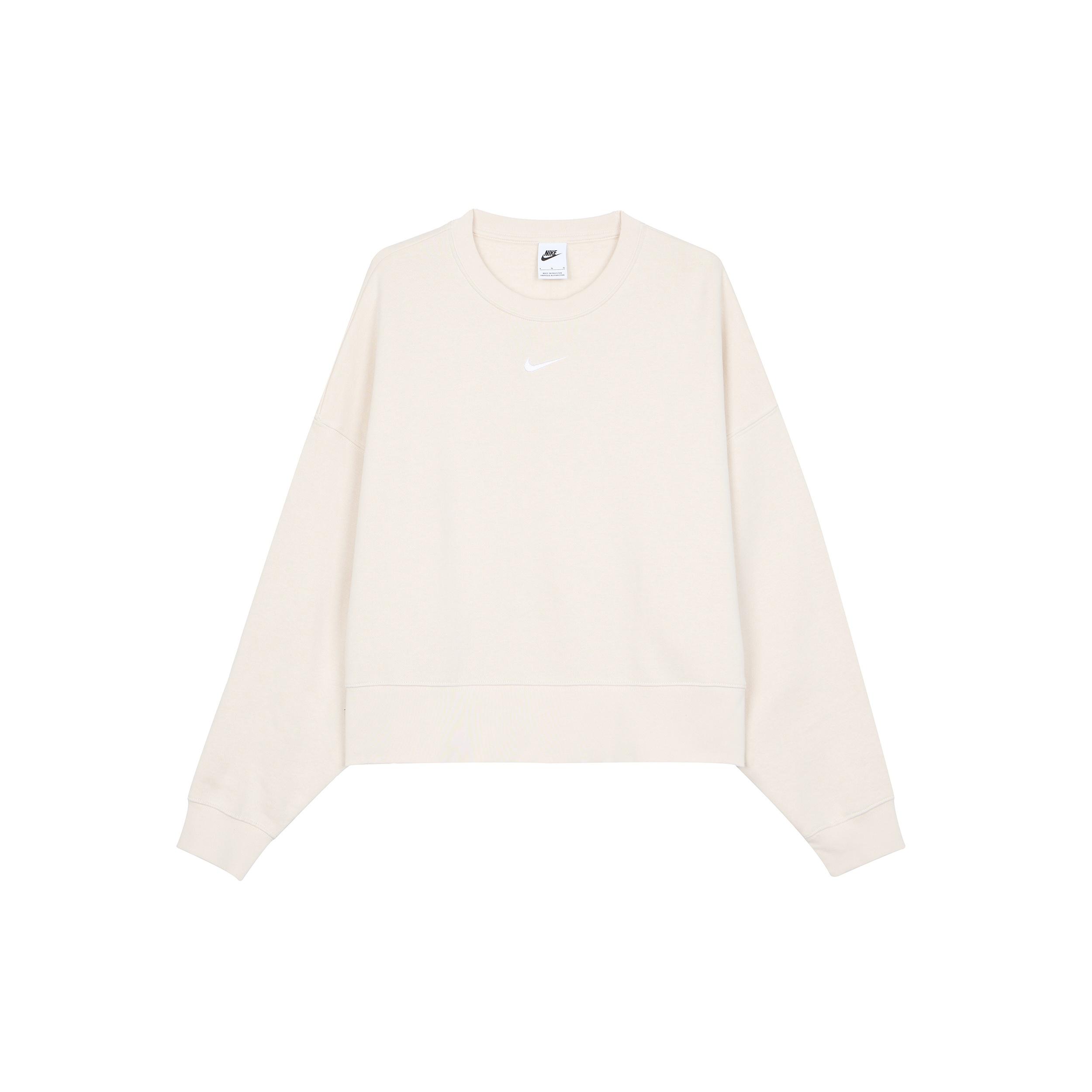 (WMNS) Nike Sportswear Collection Small Logo Cropped Sweatshirt  Beige  Women s DJ7666-219 XL