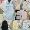 Letter Nylon Casual Backpack For Women And Men With Lightweight Cushion Straps For Daily Use