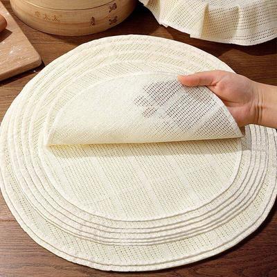 Cotton Steaming Liner Non-stick Steamer Mat New Bun Steamer Cloth  Bun Steaming