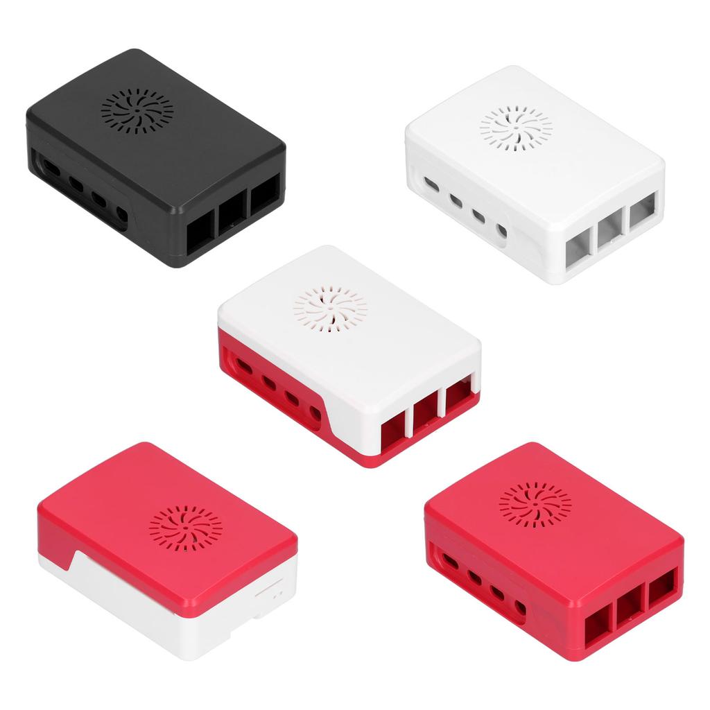 Cooling Enclosure Box Heat Sink ABS Case Buckle Design Protective Shell Replaceable for 4B for Industrial Control