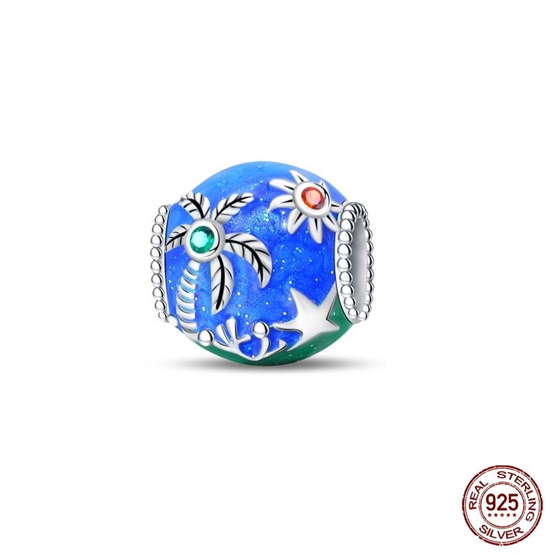 New Copper Fashion Glowing Space Astronaut Spaceship Charms Beads Fit Brand Original Bracelet Diy Jewelry Gift