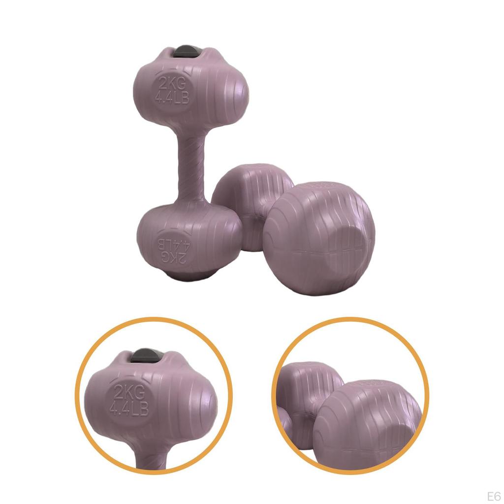2 Multifunctional Water Dumbbells for Strength Training, Ideal Children In Gyms And