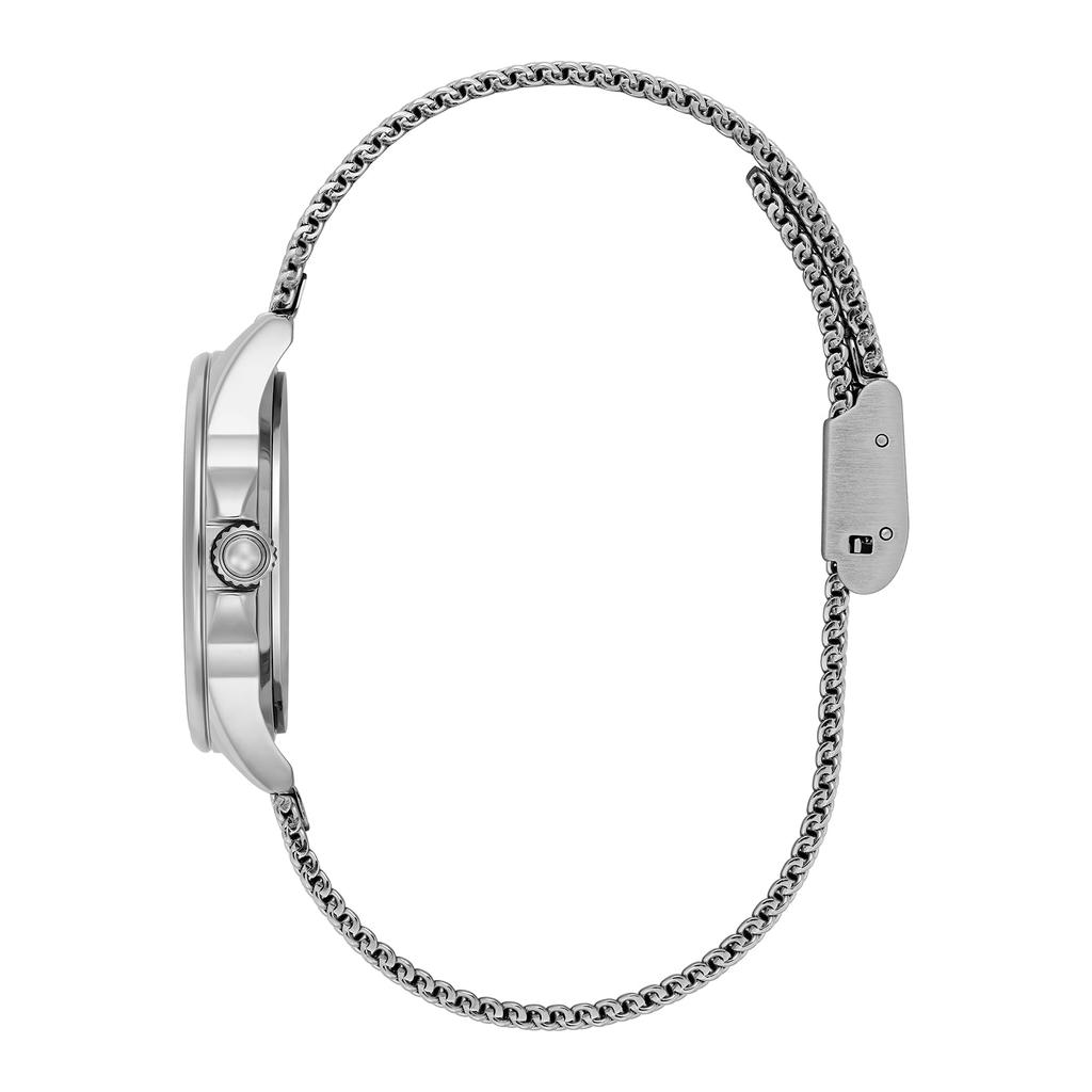 Signature 30mm Azure Blue Silver Mesh Watch [OLIVIA BURTON] &