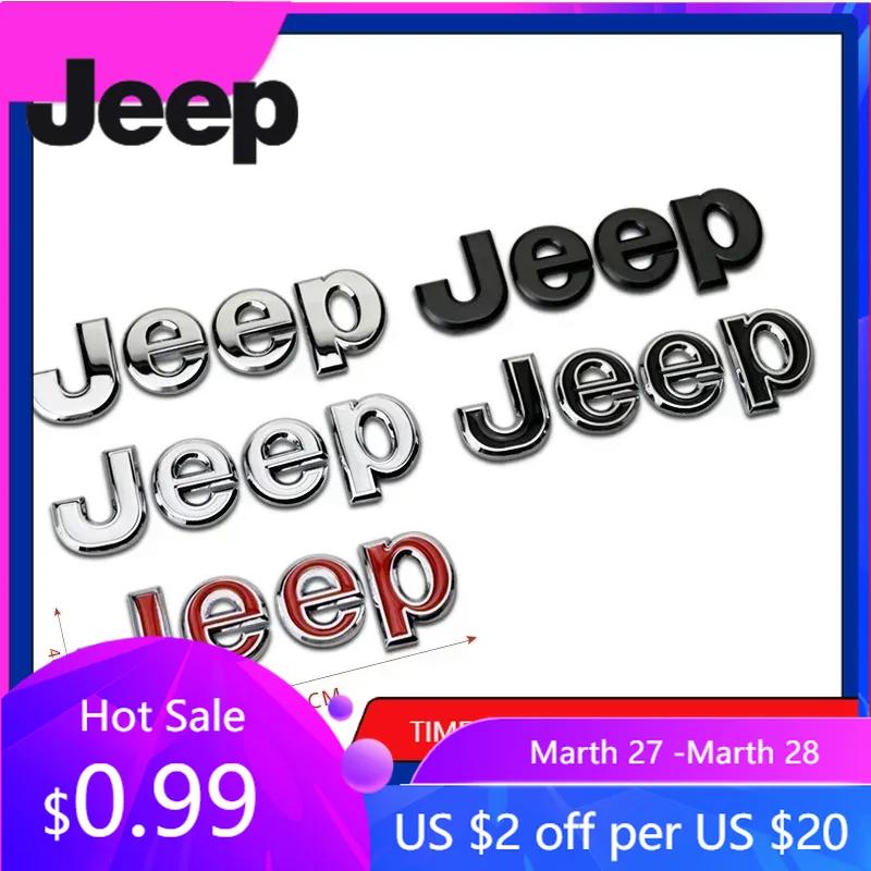 Für Jeep Für Jeep Wrangler Tj Jk Jl Grand Cherokee Commander Renegade Liberty Compass Patriot Metall Auto Front Kofferraum Seite Emblem