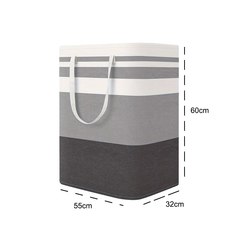 

75/100 л Большие мешки для белья Корзины с ручками Прочная корзина для грязной одежды Корзина для хранения для дома Общежития Гостиниц Прачечной 40*30*60 см 100L-55x32x60cm