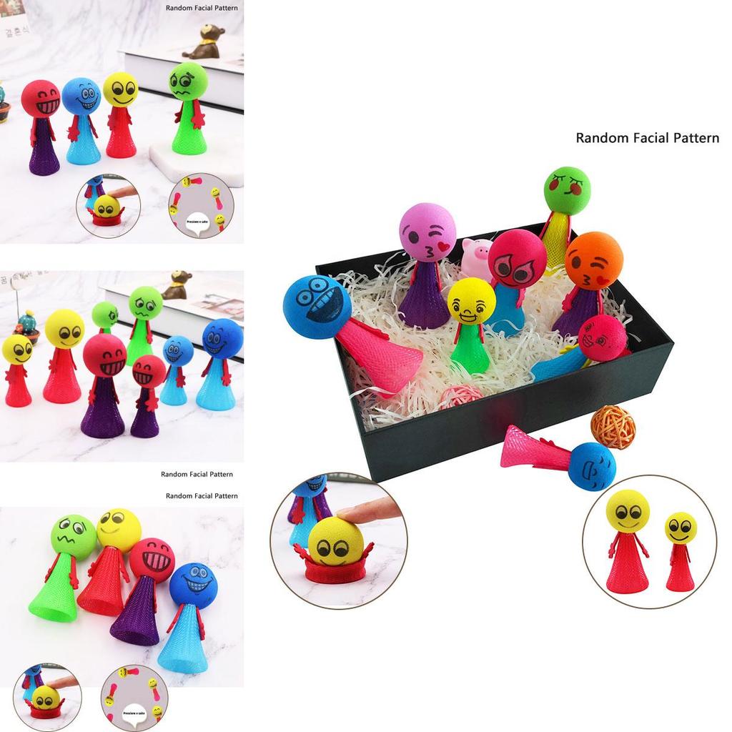 Spring Into Fun With Eva Spring Man Toys Set Of 4, 10cm Size, Great Gift For Friends