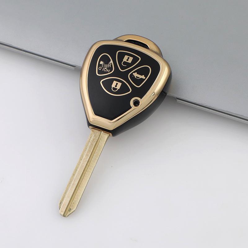 

Toyota Key Protective Case Shell for Camry, Corolla, Crown, Reiz, RAV4 - Full Coverage Buckle
