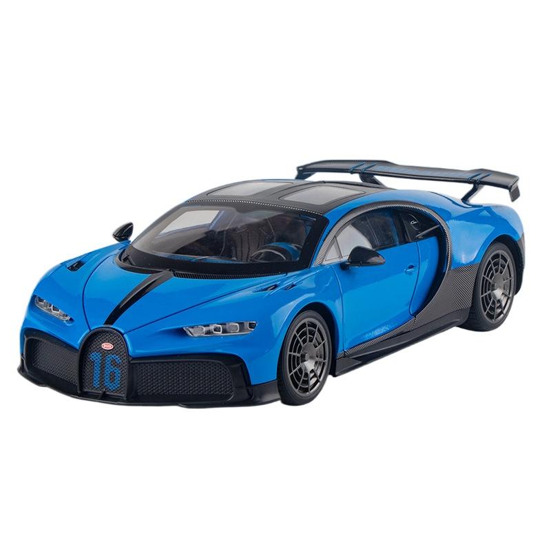 

1/18 Bugatti Chiron Суперкар Модель Колекційна Мініатюра Авто Модель для Дому Декор Лита Іграшкова Машинка Дитяча Хлопчик Іграшка Подарунок синій