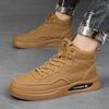 Men's 2026 Spring Autumn High Top Lace Up Casual Sneakers Vintage Versatile Anti Slip Durable Work Trendy Fashion Shoes