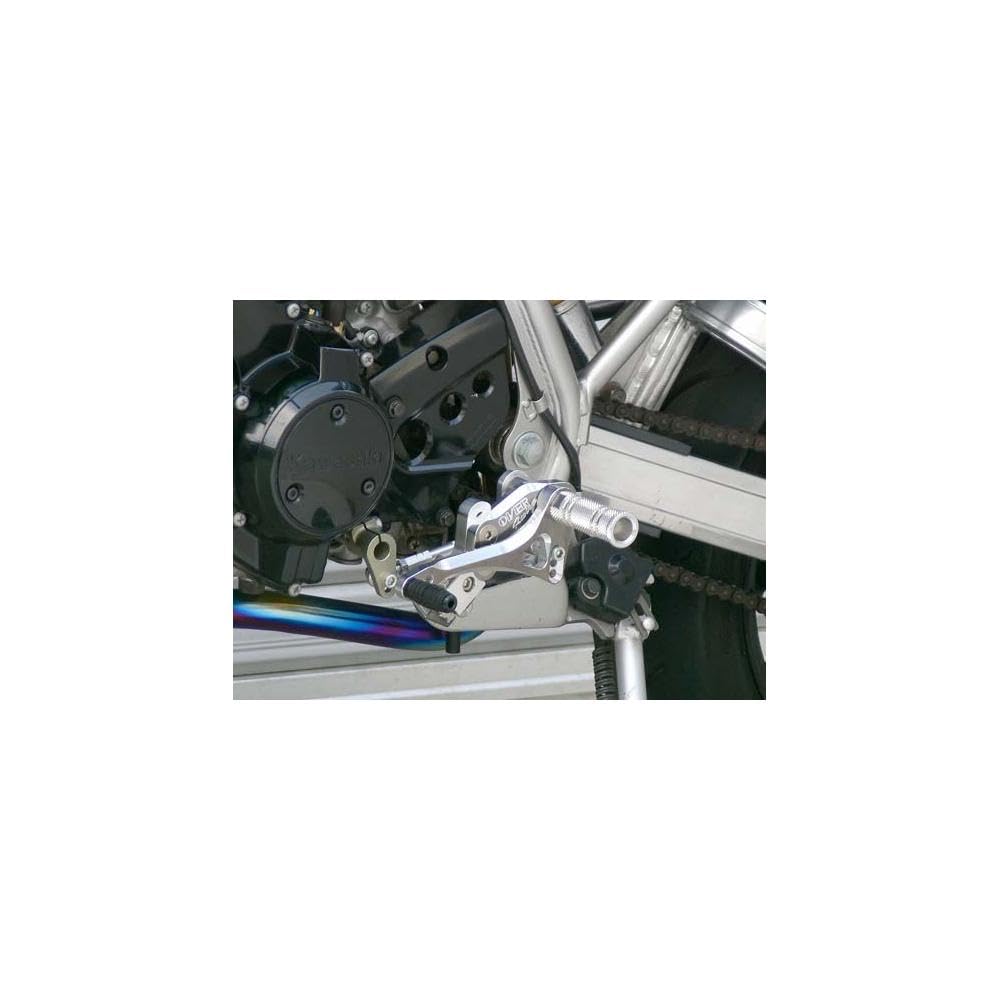 OVER RACING Rearsets, Silver, for KSR110 (Fits 05- KSR-PRO) 51-672-13
