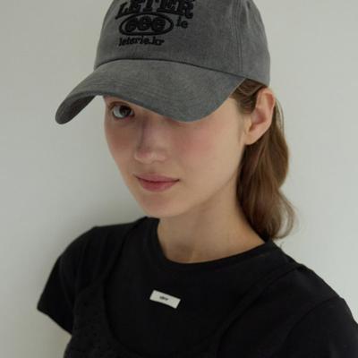 Leterie LETERIE LOGO CAP_DARK GREY