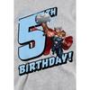 Marvel Childrens/Kids Thor Heather 5th Birthday Hoodie