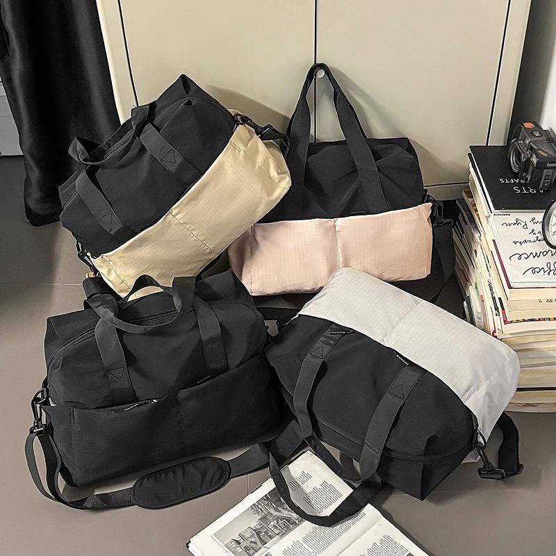 New fitness bag women's large capacity yoga bag sports shoulder bag short trip bag luggage bag