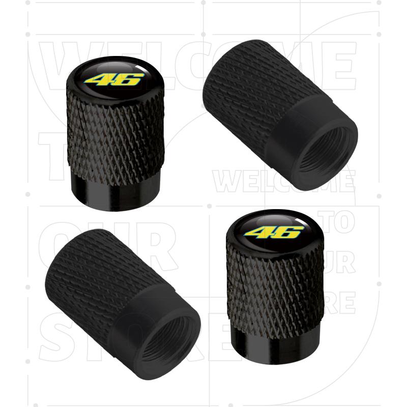 For No. 93 46 MotoGP Yamaha Ducati LOGO 4pcs Motorcycle Car Wheel Tire Valve Aluminum Caps Tyre Stem Covers Airdust Waterproof