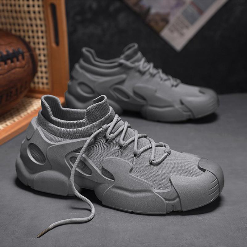 

Мужские повседневные кроссовки, кроссовки для бега, легкие дышащие кроссовки, кроссовки для тенниса, лоферы на плоской подошве для мужской обуви 44 серый