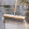 Large Durable Steel Wire Floor Brush With Extended Handle For Easy Floor Maintenance