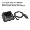 Original USB Adapter UV-5R Charger Pofung Two Way Radio UV5R Walkie Talkie UV 5R Li-ion Battery Charger Accessories Charger Wire