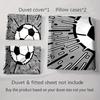 Soccer Ball with Streaks. Bedding Sets Duvet Cover Sets Duvet Covers Pillowcases(1 * Duvet Cover 2 * Pillowcases, Without Duvet Insert)