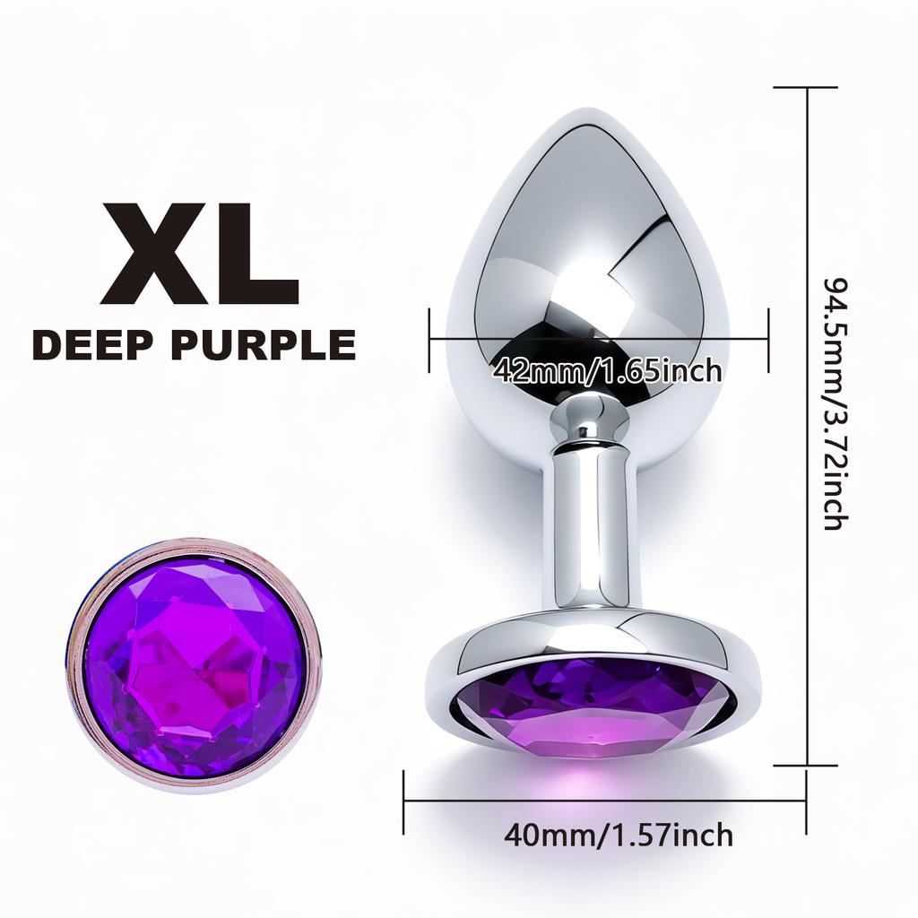 Metal Anal Plug for Women Men Couples Butt Plug Butt Toy Dildo Adult Game Masturbator Anal Diamond Sex Toy for Adult Products