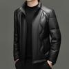Hengyuanxiang Men's Genuine Sheepskin Leather Jacket