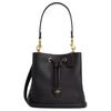 Rowan 21 Logo Leather Tote Bag Small Women Tote Bag Black CBH06-IMBLK