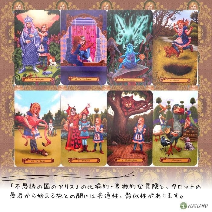 Tarot in Wonderland Tarot in Wonderland in manual [Alice Wonderland] [Tarot fortune-telling included]