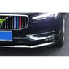 2017- For Volvo S90 Chrome Steel Front Bumper Side Spoiler Cover Trim 2Pcs
