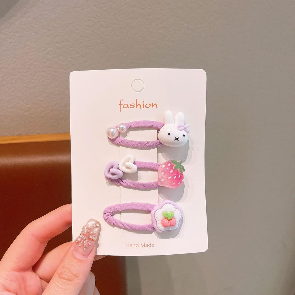 Children'S Bb Clip Cute Cartoon Baby Bangs Hairpin Baby Hairpin Does Not Hurt Hair Infant Hair Accessories Girl Clip