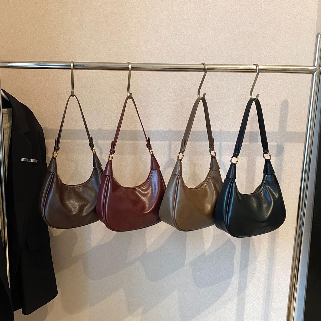 Outside Versatile Underarm Bag Women's Autumn and Winter Casual Women's Messenger Bag Retro Fashion Large Capacity Shoulder Bag Customization