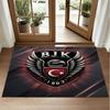 Beşiktaş FC Design Crystal Velvet Rug Soft Decorative Mat for Bedroom Entrance