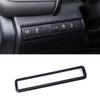 ERIDANUS Auto Accessories Fit for Toyota Camry 2020 2019 2018 Headlight Switch Control Trim (Not for 2023 2022 2021) (Carbon Fiber Style) ABS 1 PCS