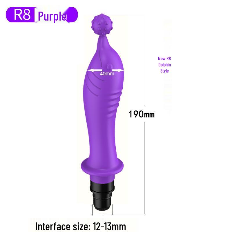 Modified Erotic Silicone Fascia Gun Massage Head for Muscle Relaxation