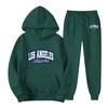 Men Women Hoodie Sweatshirt Set Winter Sport Jogging Tracksuit Fashion Print Casual