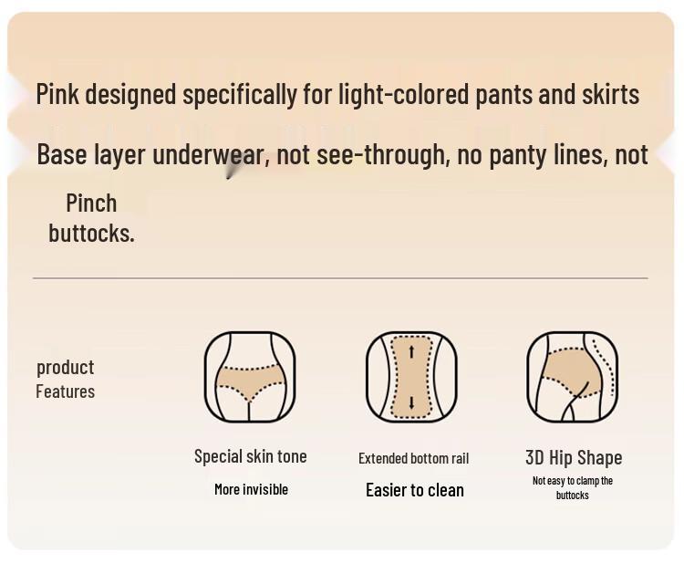 Nanjiren Women's High-Waist Seamless Antibacterial Briefs 3-Pack