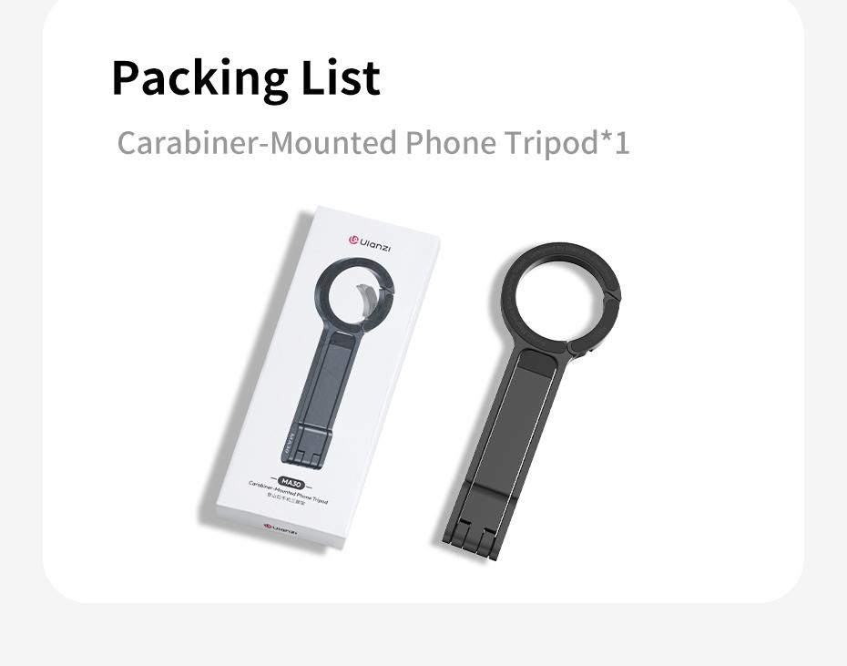 

1 шт. штатив для мобильного телефона с пряжкой безопасности, подходит для двустороннего магнитного штатива, настольная установка, ручка для мобильного телефона чёрный