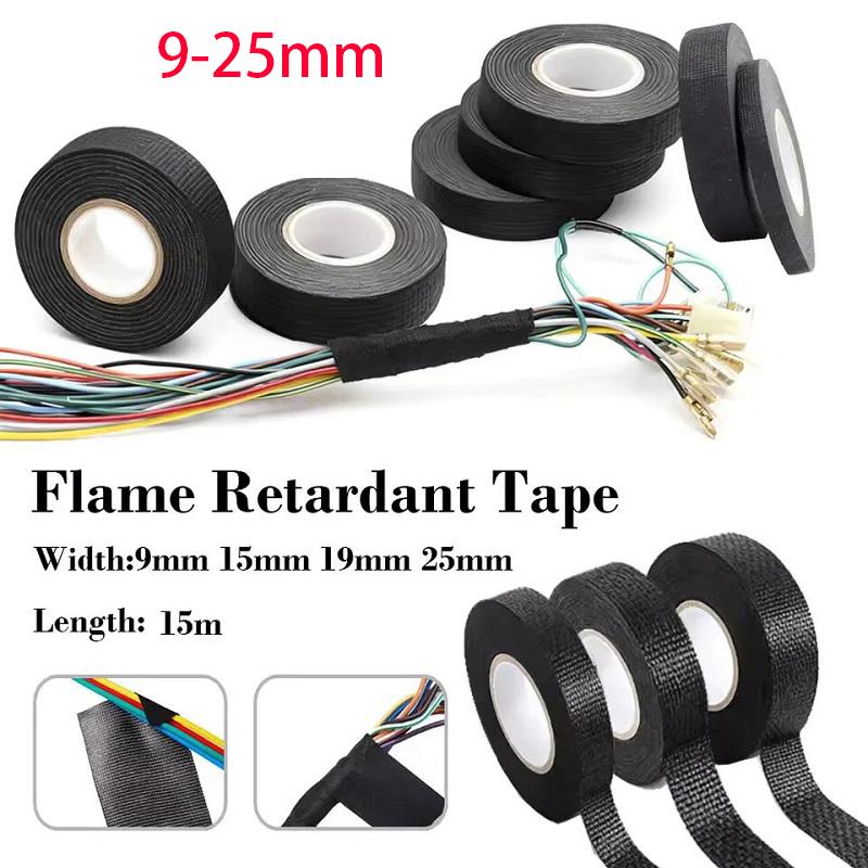 High Quality Heat-Resistant Adhesive Cloth Fabric Tape Automotive Cable Tape Harness Wiring Loom Electrical Heat Insulation Tape