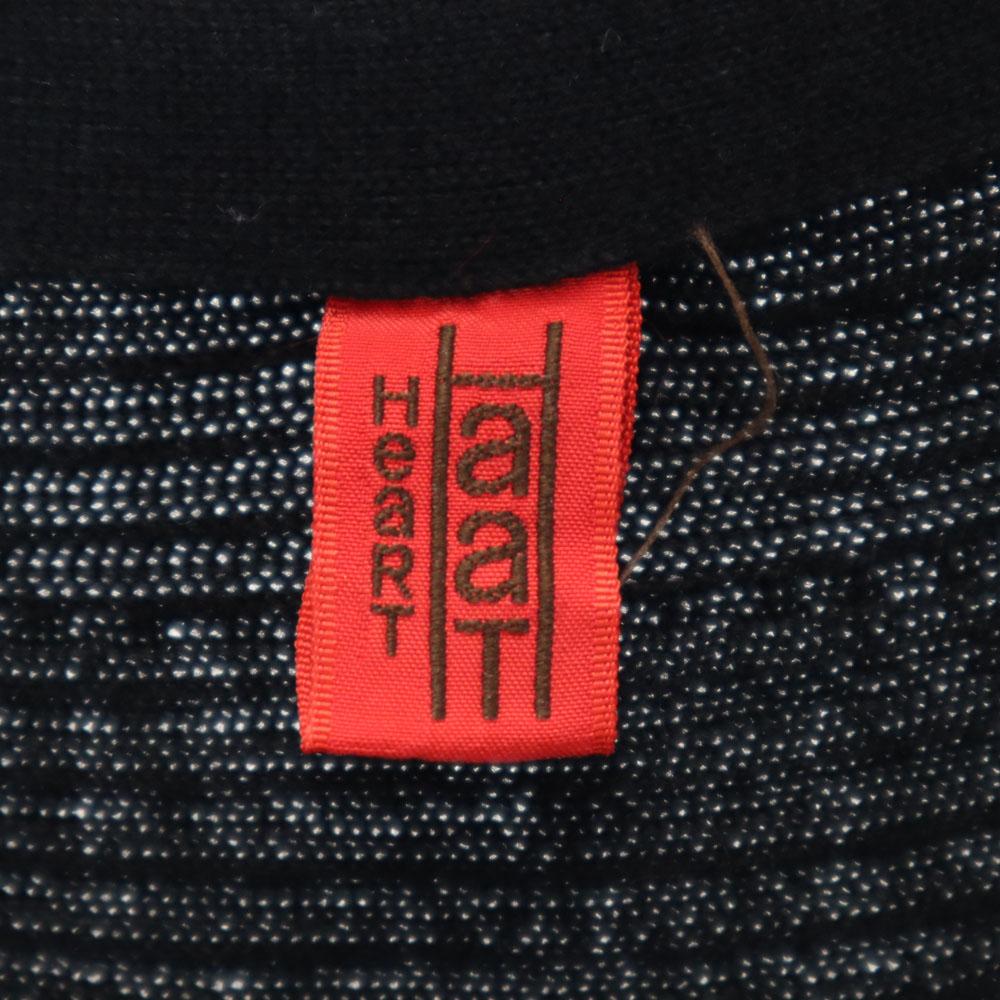 HaaT vlněné žebrované pletené pončo 2 černé Isseimi Sunburn Dámské Použité