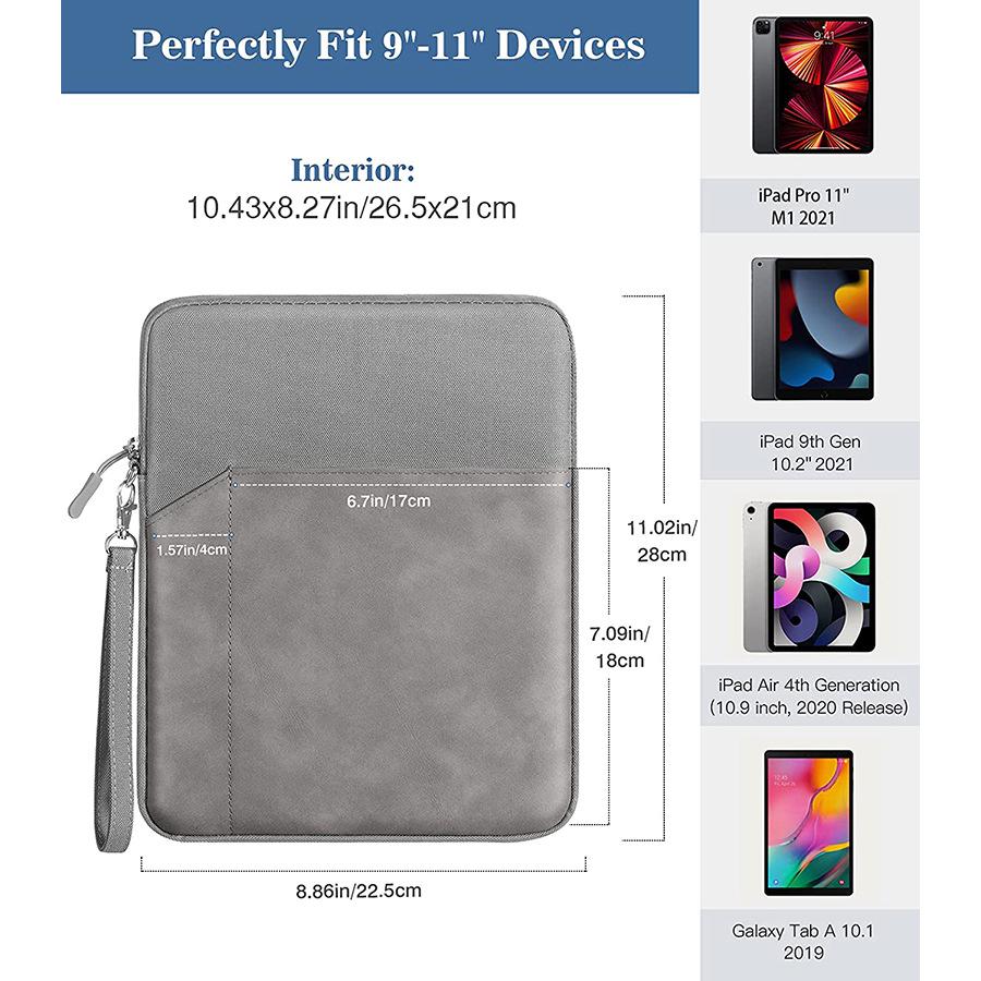 iPad Storage Case & Tablet Sleeve for 9.7"/11" Devices
