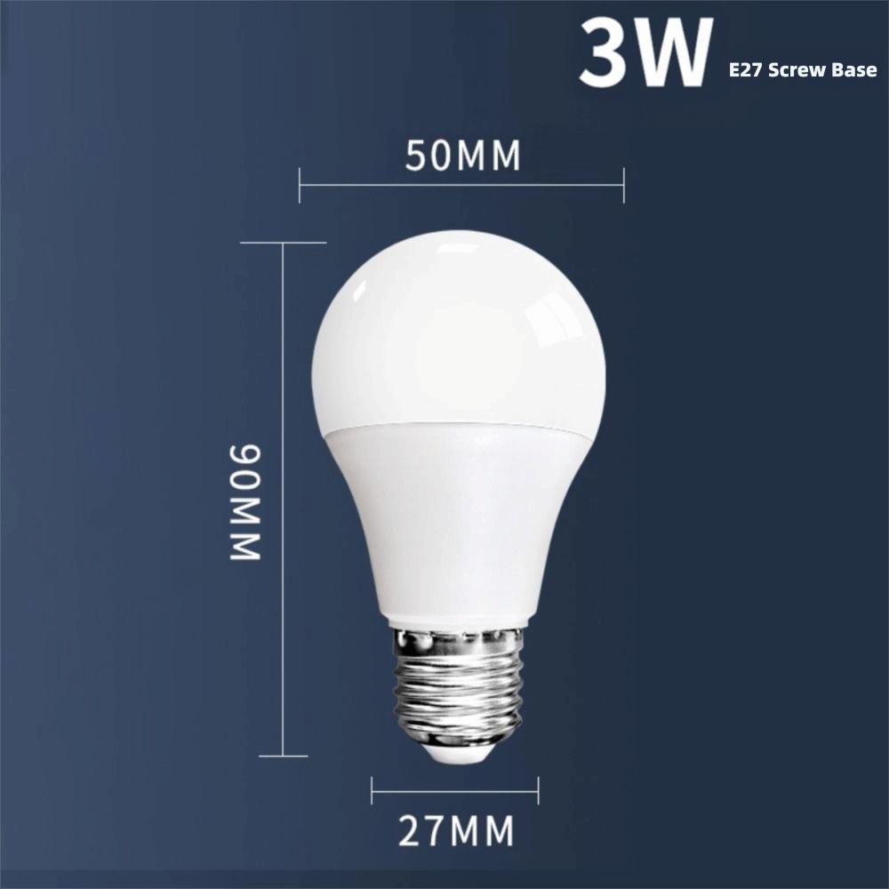 Weißes Licht LED-Glühbirne E27 Energiesparlampe Ultrahelle Lichtlampen Haushalt