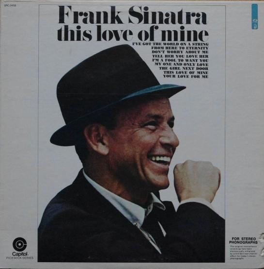 

LP Record FRANK SINATRA - This Love Of Mine SPC3458 Capitol Records 1973 US Jazz Used