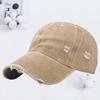 Broken Hole Peaked Cap Adjustable Sunscreen Hats Fashion Baseball Hats  Man Women Outdoor Sports