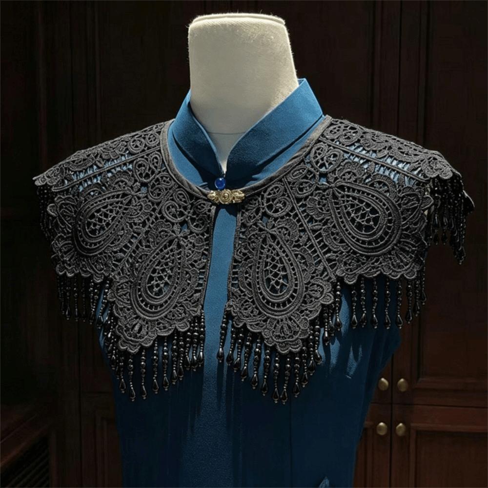 Waterdrop Tassel Chinese Style Cape New Chinese Style Tassel Stole Cheongsam Matching