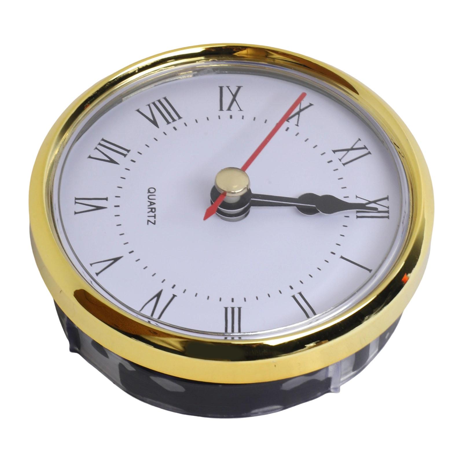 

Roman Arabic Numerals Movement Mechanism MM Quartz Clock Inserts Metal Note
